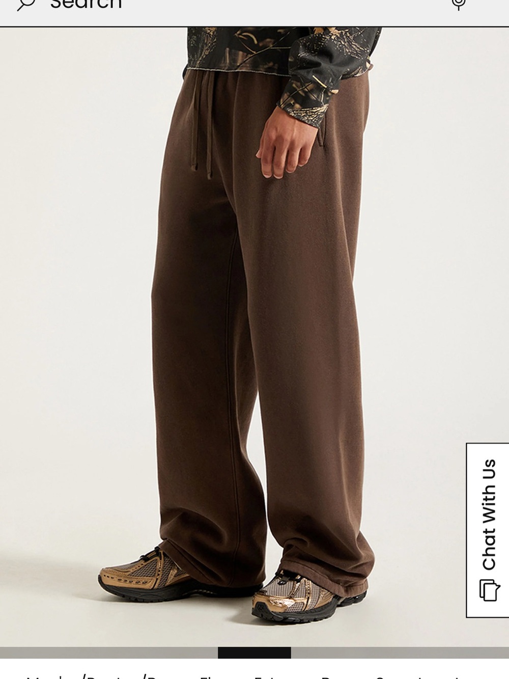 PacSun Washed Brown Extreme Baggy Sweat Pants